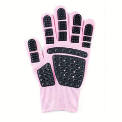 Dog Hair Removal Massage Glove Brush for Grooming