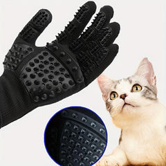 Dog Hair Removal Massage Glove Brush for Grooming