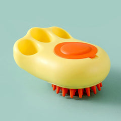 Pet Shampoo Brush Silicone Massage Comb for Dog & Cat Grooming
