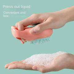 Pet Shampoo Brush Silicone Massage Comb for Dog & Cat Grooming