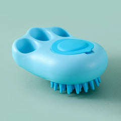 Pet Shampoo Brush Silicone Massage Comb for Dog & Cat Grooming