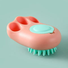 Pet Shampoo Brush Silicone Massage Comb for Dog & Cat Grooming