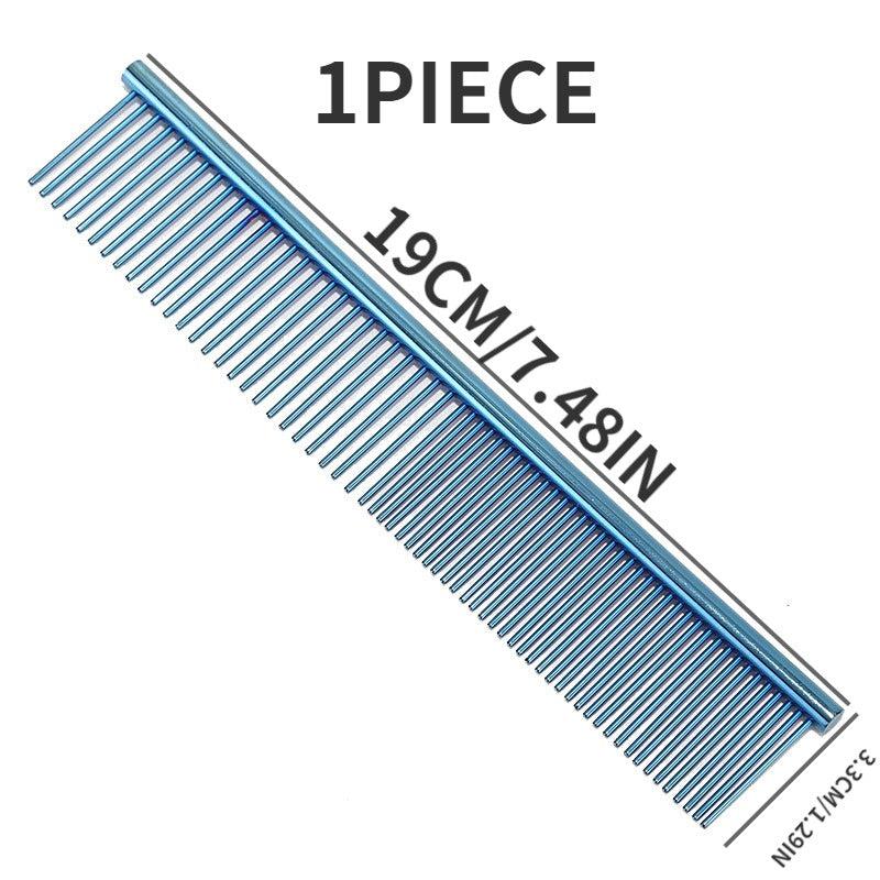 Stainless Steel Pet Hair Row Comb Grooming Tool