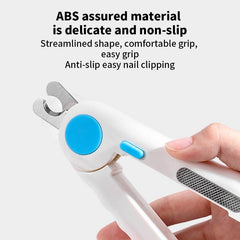 Cat Nail Clipper with LED Light for Safe Pet Grooming