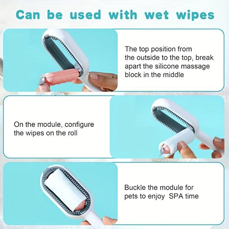 Pet Hair Remover Brush Multifunctional Grooming Tool for Cats Dogs