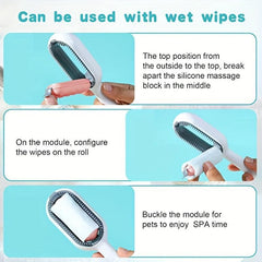Pet Hair Remover Brush Multifunctional Grooming Tool for Cats Dogs