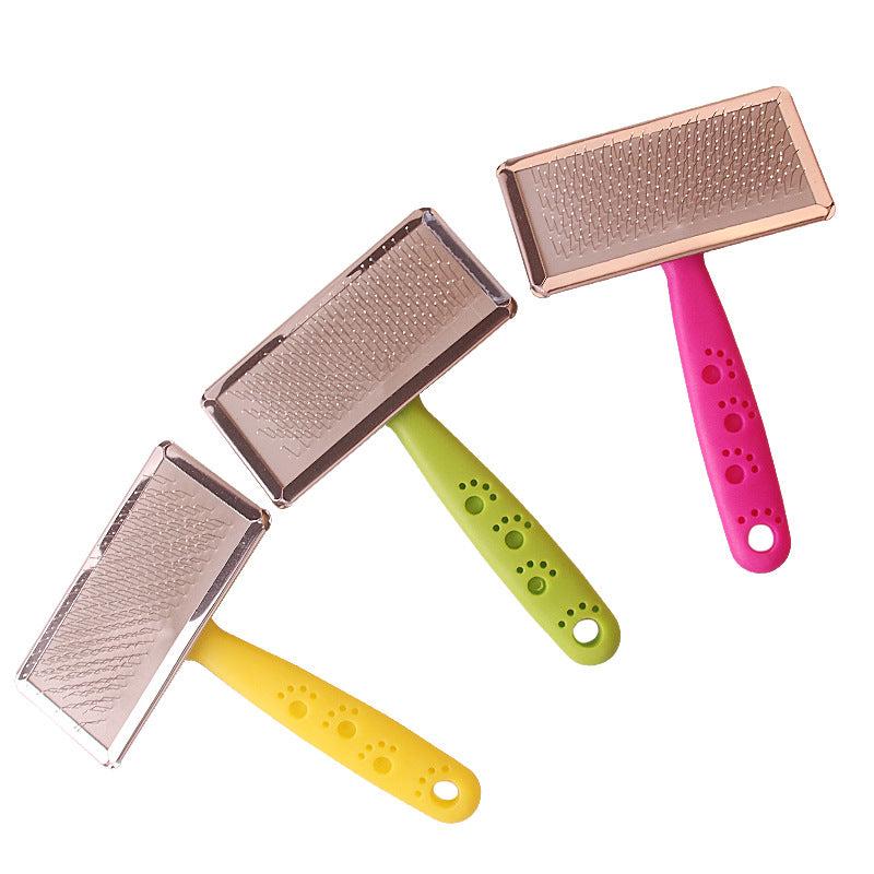 Stainless Steel Pet Massage Comb for Shedding and Grooming