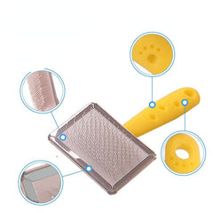 Stainless Steel Pet Massage Comb for Shedding and Grooming