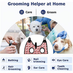 Pet Grooming Hammock & Harness for Dogs & Cats
