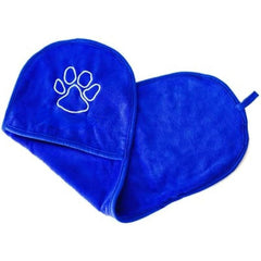 Microfiber Dog Towel With Hand Pockets Ultra Absorbent Pet Bath Towel