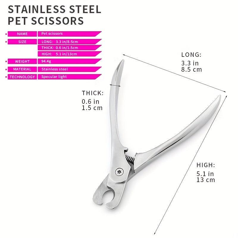 Professional Pet Nail Clippers for Dogs and Cats - Safe and Easy to Use