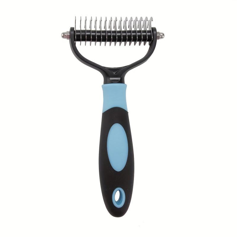 Double Sided Slicker Pet Brush Shedding Dematting Stainless Steel Dog Comb