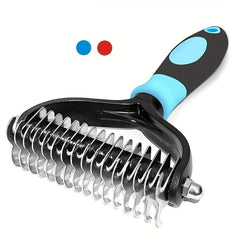 Double Sided Slicker Pet Brush Shedding Dematting Stainless Steel Dog Comb