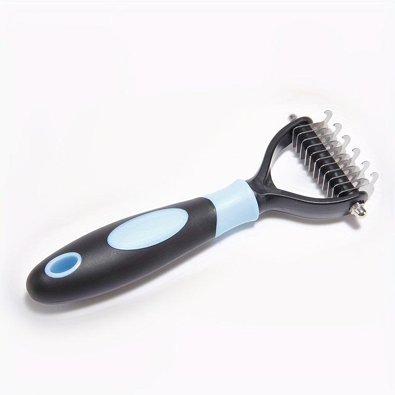 Double Sided Slicker Pet Brush Shedding Dematting Stainless Steel Dog Comb