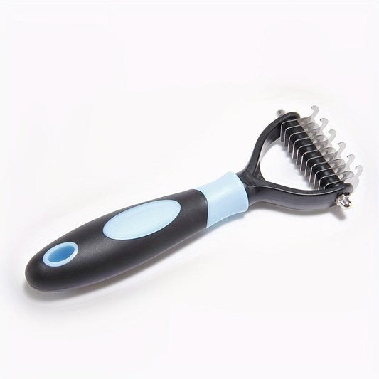 Double Sided Slicker Pet Brush Shedding Dematting Stainless Steel Dog Comb