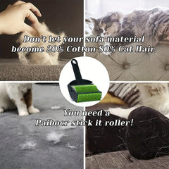 Roller Pet Hair Remover for Furniture Couch Carpet - Reusable Lint Roller