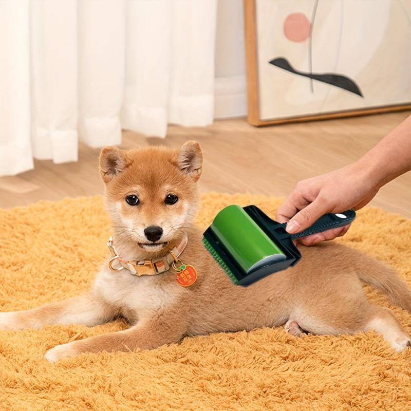 Roller Pet Hair Remover for Furniture Couch Carpet - Reusable Lint Roller