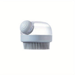 Pet Shampoo Brush Silicone Massage Rubber Bath Comb for Dog & Cat