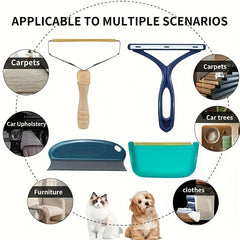 4pcs Pet Hair Remover Dog And Cat Hair Remover For Couch