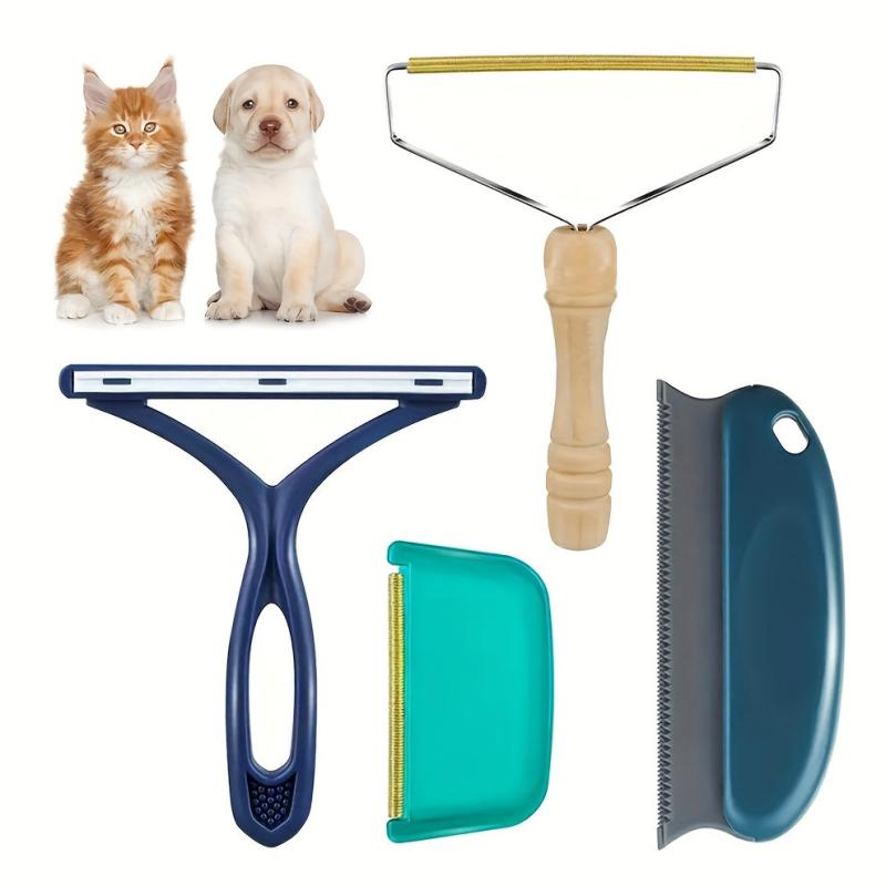 4pcs Pet Hair Remover Dog And Cat Hair Remover For Couch