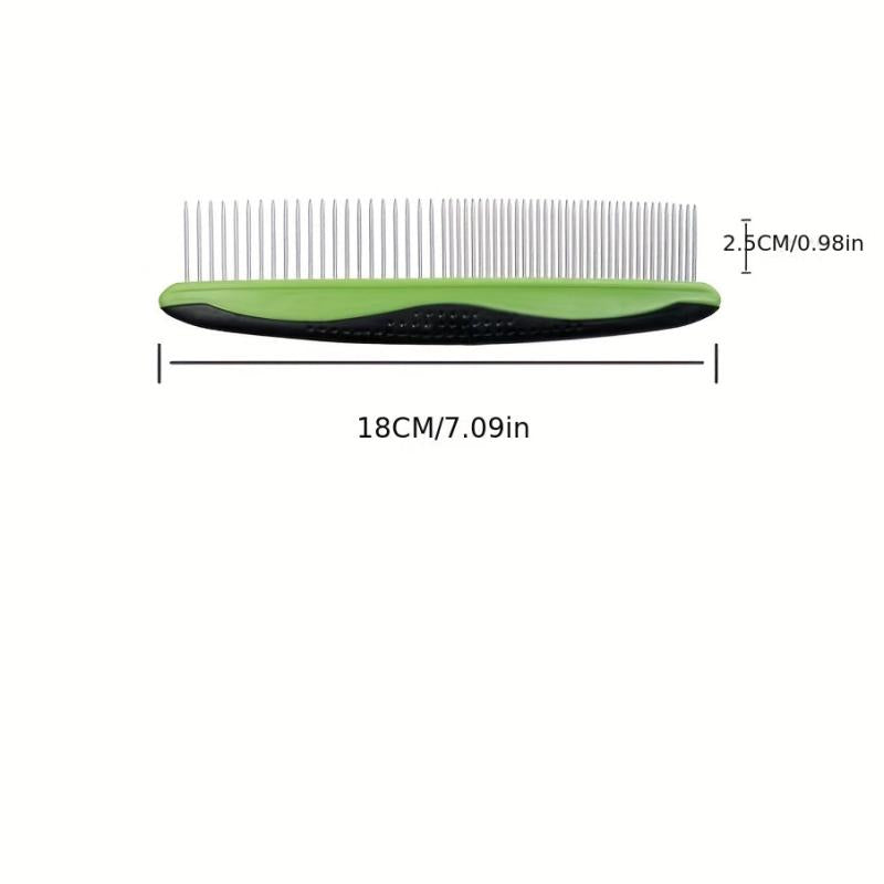 2pcs Stainless Steel Pet Hair Removal Comb for Dogs Cats Grooming