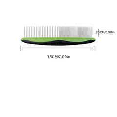 2pcs Stainless Steel Pet Hair Removal Comb for Dogs Cats Grooming