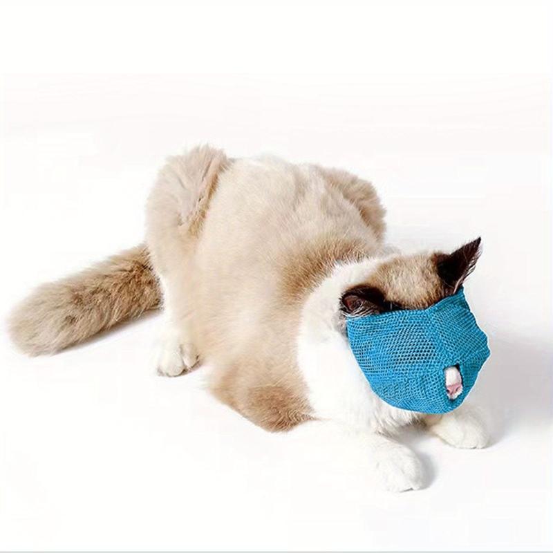Breathable Mesh Cat Muzzle Anti Bite Dog Cone