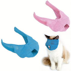 Breathable Mesh Cat Muzzle Anti Bite Dog Cone