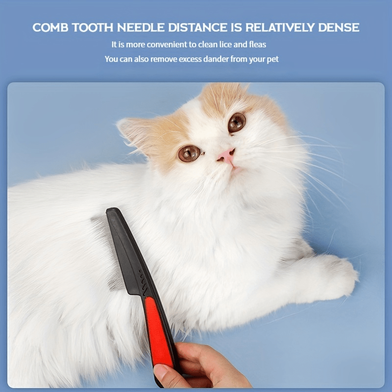Pet Grooming Dematting Comb Flea Comb For Dogs And Cats