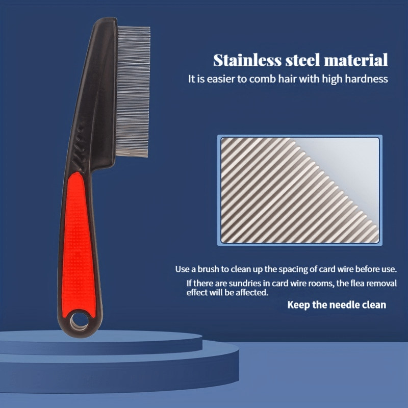 Pet Grooming Dematting Comb Flea Comb For Dogs And Cats