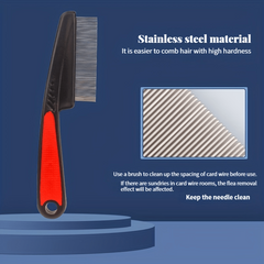 Pet Grooming Dematting Comb Flea Comb For Dogs And Cats