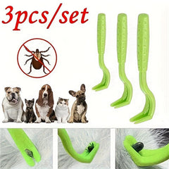3pcs Tick & Flea Removal Hooks for Pets