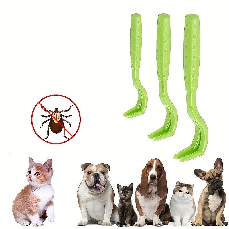 3pcs Tick & Flea Removal Hooks for Pets