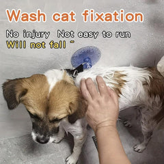 Anti Scratch Cat & Dog Shower with Suction Cup Fixing Strap