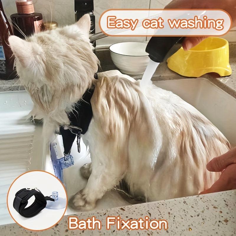 Anti Scratch Cat & Dog Shower with Suction Cup Fixing Strap