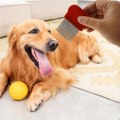 2pcs Metal Lice Comb Flea Comb