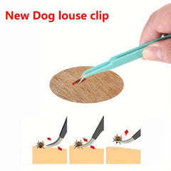2pcs Stainless Steel Dog Tick Fork Pet Flea Tick Fork
