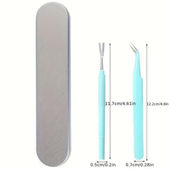 2pcs Stainless Steel Dog Tick Fork Pet Flea Tick Fork