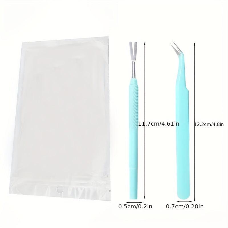 2pcs Stainless Steel Dog Tick Fork Pet Flea Tick Fork