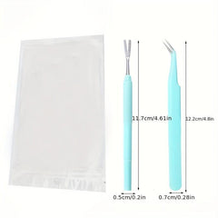 2pcs Stainless Steel Dog Tick Fork Pet Flea Tick Fork
