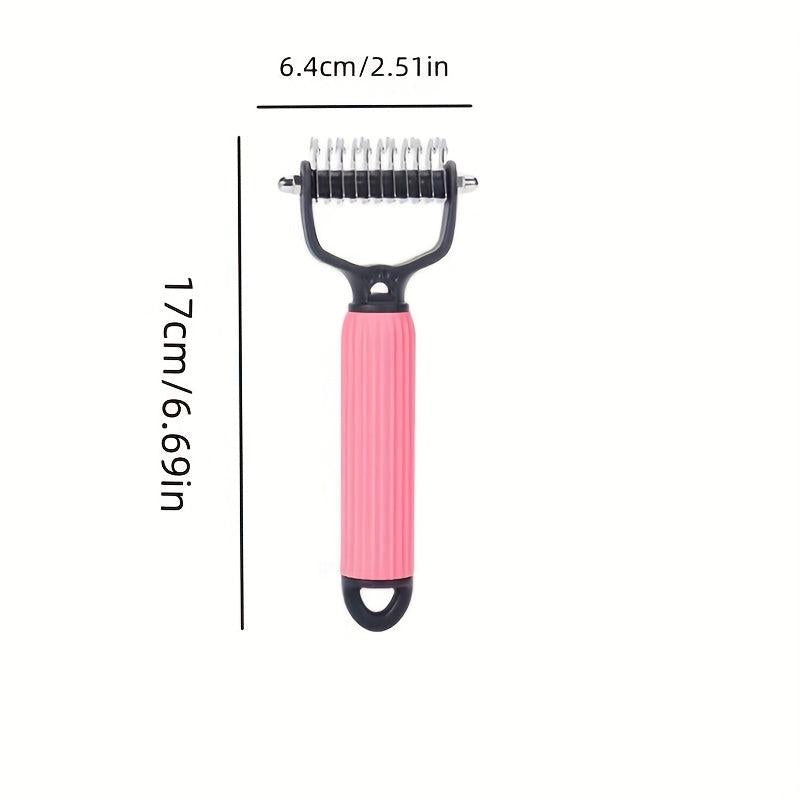 Double Sided Slicker Pet Brush For Shedding Dematting