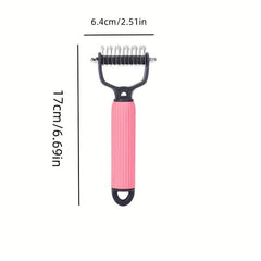 Double Sided Slicker Pet Brush For Shedding Dematting