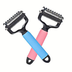 Double Sided Slicker Pet Brush For Shedding Dematting