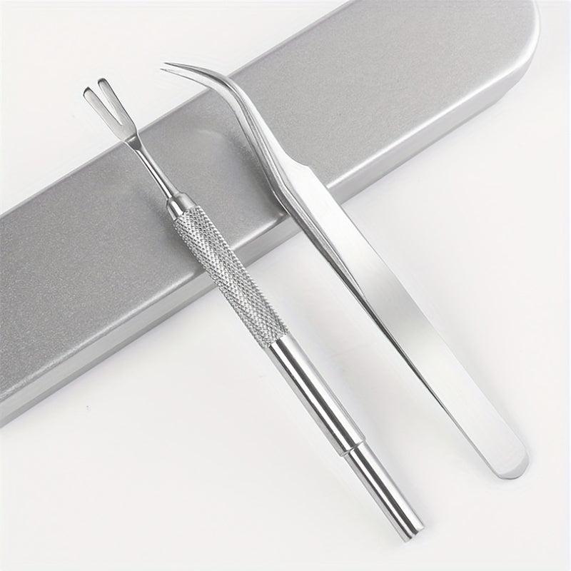 2pcs Tick Flea Remover Tool for Cats and Dogs Safe Tick Flea Removal