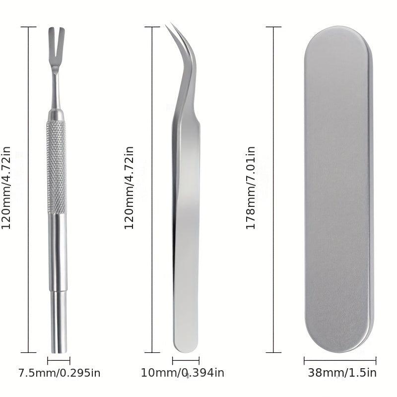 2pcs Tick Flea Remover Tool for Cats and Dogs Safe Tick Flea Removal