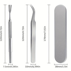 2pcs Tick Flea Remover Tool for Cats and Dogs Safe Tick Flea Removal