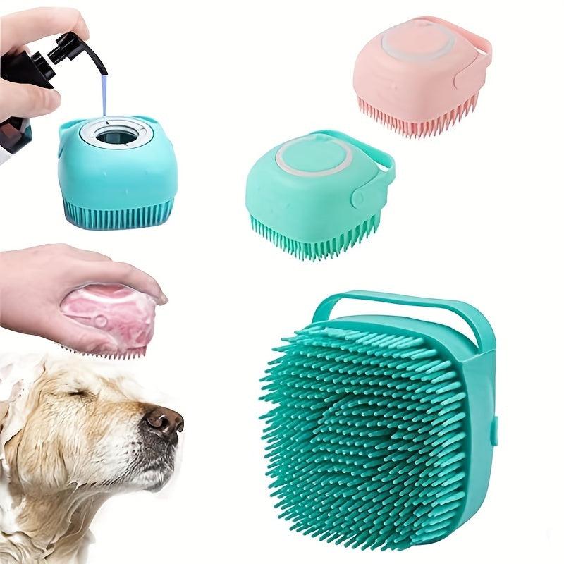 Pet Dog Bath Brush Grooming Massage Brush Cat Cleaning Brush