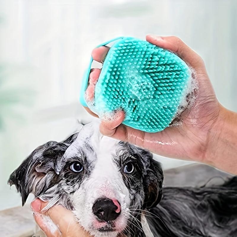 Pet Dog Bath Brush Grooming Massage Brush Cat Cleaning Brush