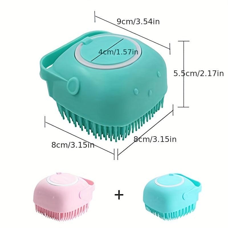 Pet Dog Bath Brush Grooming Massage Brush Cat Cleaning Brush