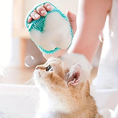 Pet Dog Bath Brush Grooming Massage Brush Cat Cleaning Brush